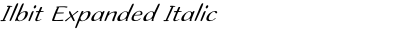 Ilbit Expanded Italic